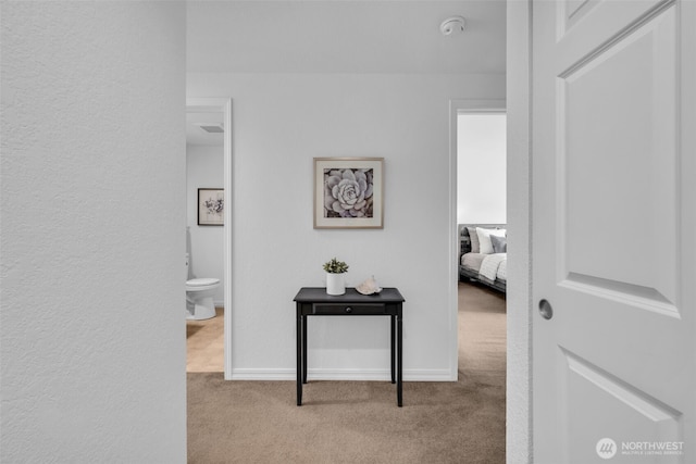 1780 W Sunn Fjord Ln Unit E306, Bremerton, WA 98312 - hall featuring carpet floors and baseboards