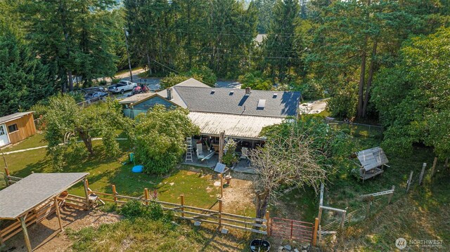 30124 Ramstad Rd, Arlington, WA 98223 - view of subject property with a heavily wooded area