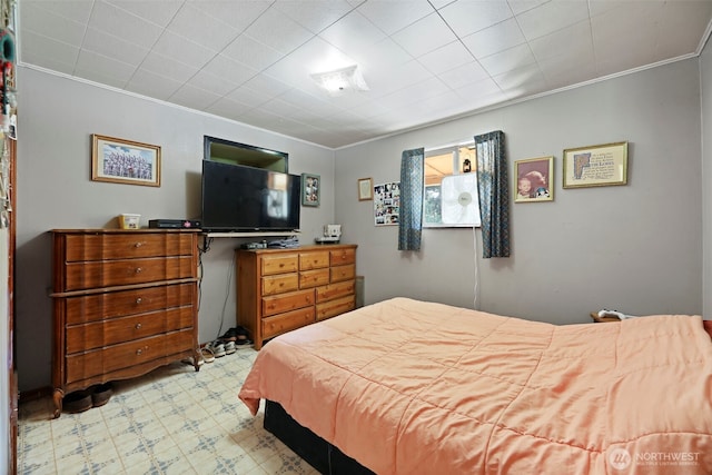 30124 Ramstad Rd, Arlington, WA 98223 - bedroom featuring crown molding and tile patterned floors