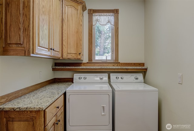 3716 Knowles Rd, Wenatchee, WA 98801 - laundry area with washing machine and clothes dryer and cabinet space