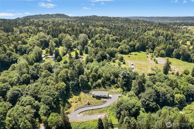 13830 Old Snohomish Monroe Rd, Snohomish, WA 98290 - aerial view of property and surrounding area with a forest