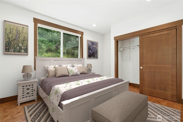 13830 Old Snohomish Monroe Rd, Snohomish, WA 98290 - bedroom with a closet and recessed lighting