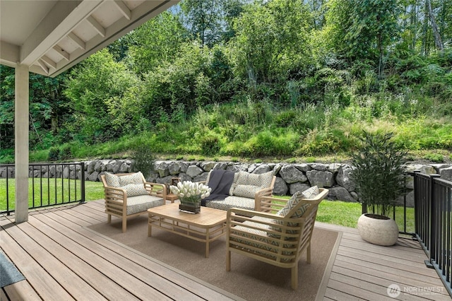 13830 Old Snohomish Monroe Rd, Snohomish, WA 98290 - wooden deck with an outdoor hangout area