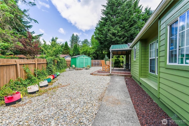 4508 36th Ct SE, Lacey, WA 98503 - fenced backyard with a shed and a deck