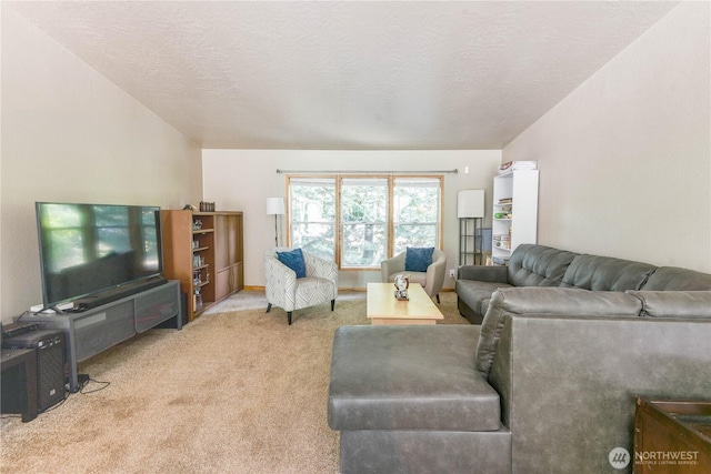 4508 36th Ct SE, Lacey, WA 98503 - living area featuring carpet flooring and a textured ceiling