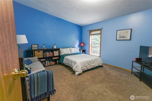 4508 36th Ct SE, Lacey, WA 98503 - bedroom featuring carpet and a textured ceiling