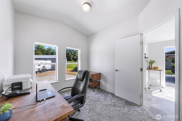 8654 Valley View Rd, Custer, WA 98240 - carpeted office space with lofted ceiling