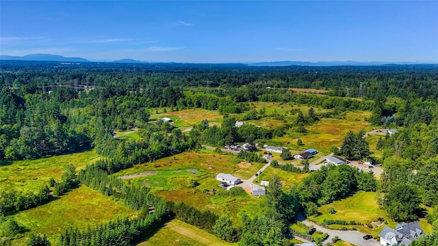 8654 Valley View Rd, Custer, WA 98240 - aerial view of property and surrounding area with a forest
