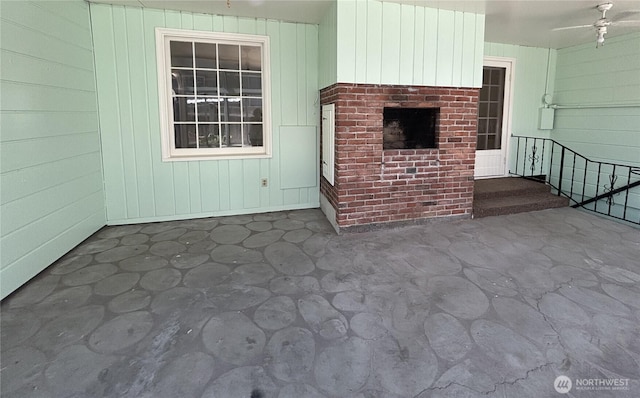 214 N 2nd St, Dayton, WA 99328 - view of patio with a ceiling fan