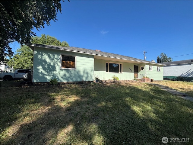 214 N 2nd St, Dayton, WA 99328 - view of front of property with a front lawn
