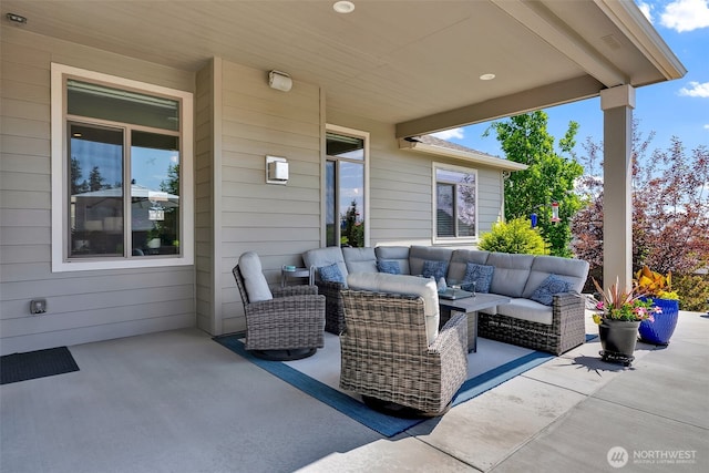 9511 W Floyd Dr, Cheney, WA 99004 - view of patio featuring outdoor lounge area