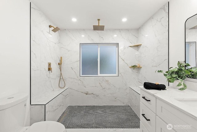 2500 S 370th Unit 227, Federal Way, WA 98003 - full bathroom with vanity and a marble finish shower