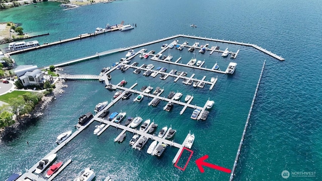 1350 W Woodin Ave Unit Ede2, Chelan, WA 98816 - bird's eye view of a nearby body of water
