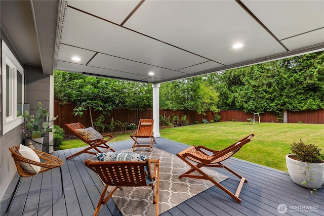 230 155th Pl SE, Bothell, WA 98012 - deck featuring a fenced backyard