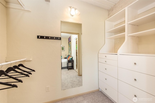 2641 E Bay St, Port Angeles, WA 98362 - walk in closet featuring light carpet