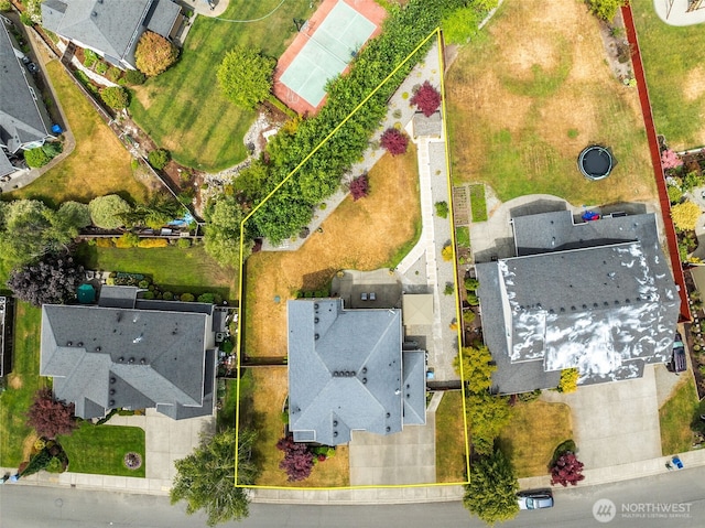 17116 138th Ave E, Puyallup, WA 98374 - aerial view of property's location featuring property parcel outlined