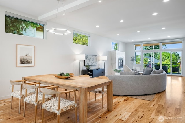 6012 Palatine Ave N, Seattle, WA 98103 - living room with light wood finished floors and recessed lighting