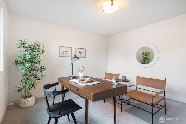 6012 Palatine Ave N, Seattle, WA 98103 - office area featuring carpet floors and baseboards