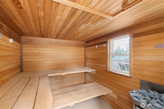 788 P St, Port Townsend, WA 98368 - sauna / steam room with wooden ceiling and wooden walls