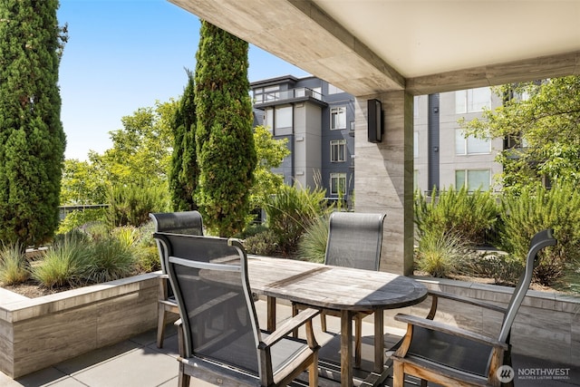 220 1st St Unit 204, Kirkland, WA 98033 - view of patio / terrace featuring outdoor dining space