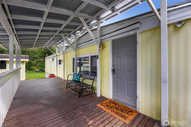 316 W Lake Samish Dr Unit 21, Bellingham, WA 98229 - view of wooden terrace