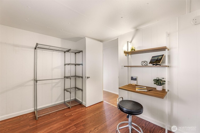 316 W Lake Samish Dr Unit 21, Bellingham, WA 98229 - office area featuring wood finished floors