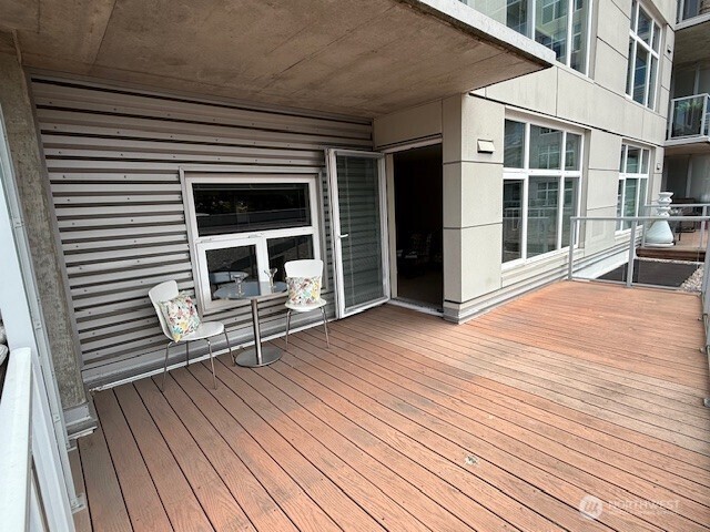 1515 Dock St Unit 210, Tacoma, WA 98402 - view of wooden deck