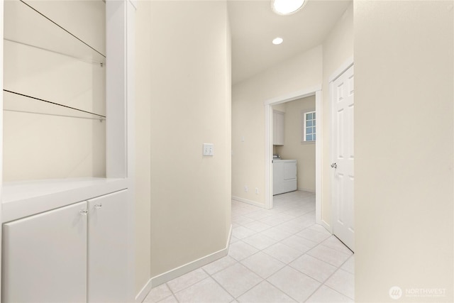 2011 Eldridge Ave, Bellingham, WA 98225 - corridor featuring light tile patterned floors and recessed lighting
