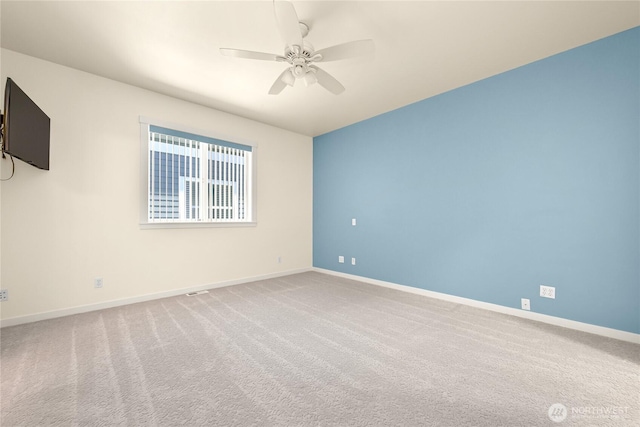 2011 Eldridge Ave, Bellingham, WA 98225 - spare room with ceiling fan and carpet flooring