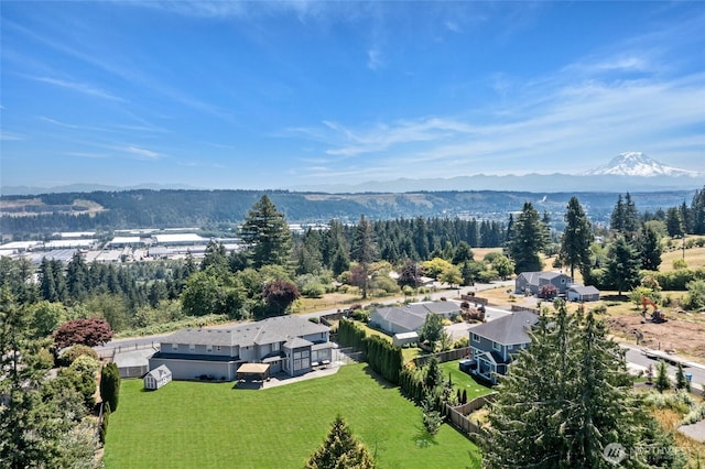 4024RD E Caldwell, Edgewood, WA 98372 - view from above of property featuring a mountain backdrop