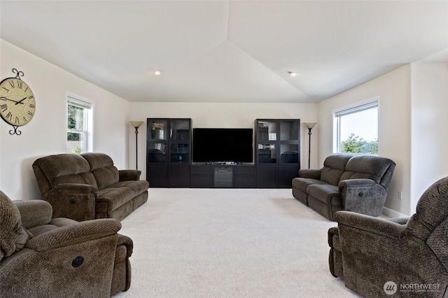 4024RD E Caldwell, Edgewood, WA 98372 - carpeted living room featuring plenty of natural light and lofted ceiling