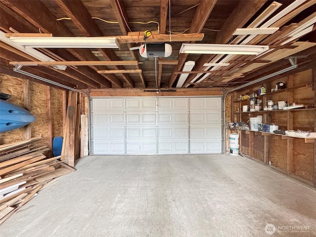 136 W 13th St, Port Angeles, WA 98362 - garage featuring a garage door opener