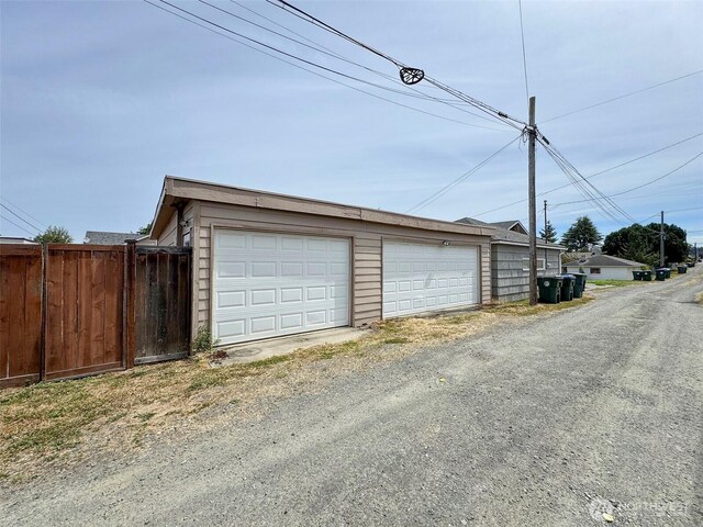 136 W 13th St, Port Angeles, WA 98362 - view of garage