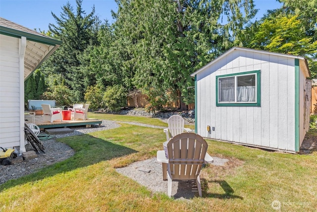 405 S Waugh Rd, Mount Vernon, WA 98274 - view of yard featuring a shed