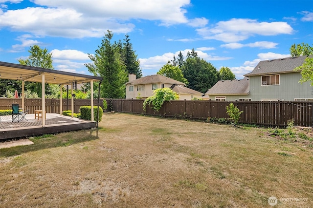 23619 SE 245th St, Maple Valley, WA 98038 - fenced backyard featuring a wooden deck