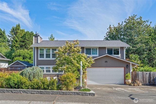 14618 SE 275th Pl, Kent, WA 98042 - view of front of property with concrete driveway and a chimney
