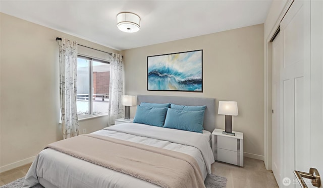 11021 Glen Acres Dr S Unit B, Seattle, WA 98168 - bedroom with a closet and light carpet