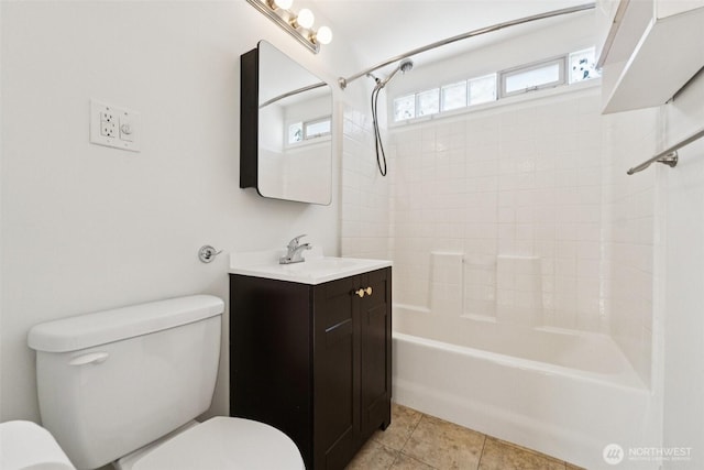 14326 Meridian Ave N, Seattle, WA 98133 - full bathroom with vanity, washtub / shower combination, and tile patterned flooring
