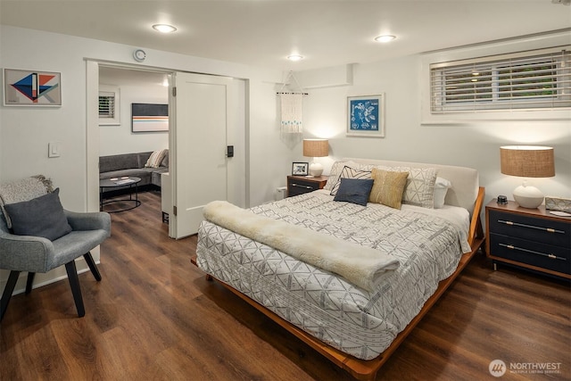 1600 Interlaken Pl E, Seattle, WA 98112 - bedroom with wood finished floors and recessed lighting