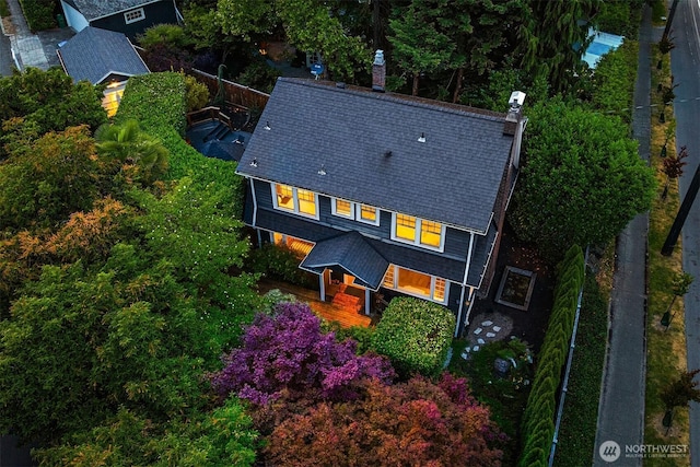 1600 Interlaken Pl E, Seattle, WA 98112 - view from above of property
