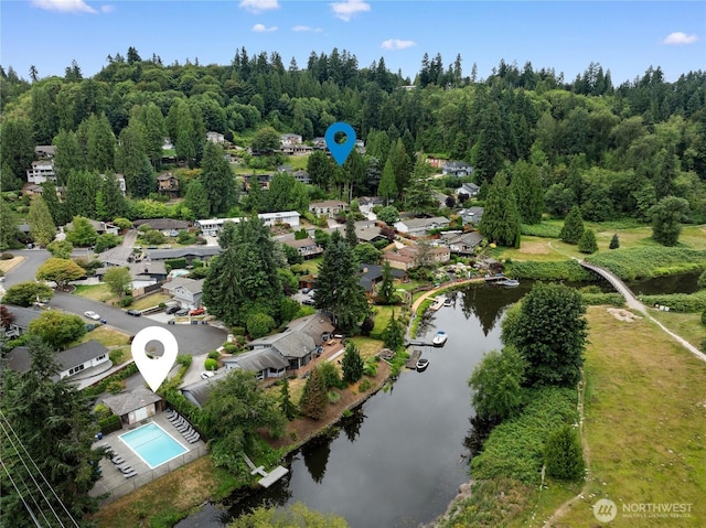 9320 Hoeder Ln, Bothell, WA 98011 - view of property location featuring a large body of water and nearby suburban area