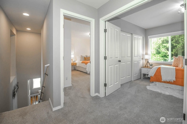 12530 68th Ave SE, Snohomish, WA 98296 - bedroom with carpet flooring, recessed lighting, and a closet