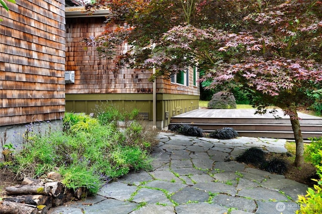 14450 Austin Pl, Anacortes, WA 98221 - view of side of property featuring a wooden deck