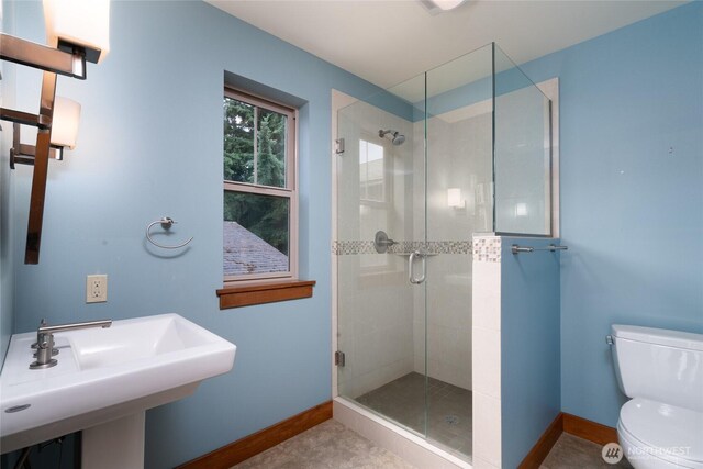 14450 Austin Pl, Anacortes, WA 98221 - full bath featuring toilet and a stall shower