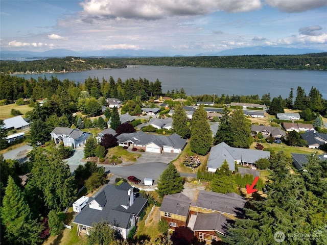 14450 Austin Pl, Anacortes, WA 98221 - aerial overview of property's location featuring nearby suburban area and a nearby body of water