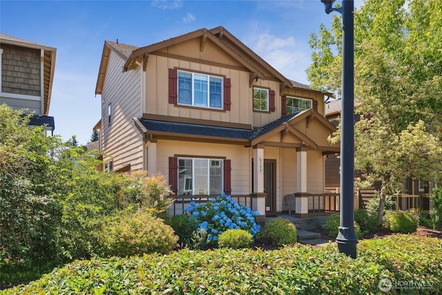 5723 66th Ave SE, Lacey, WA 98513 - craftsman inspired home with board and batten siding and a porch