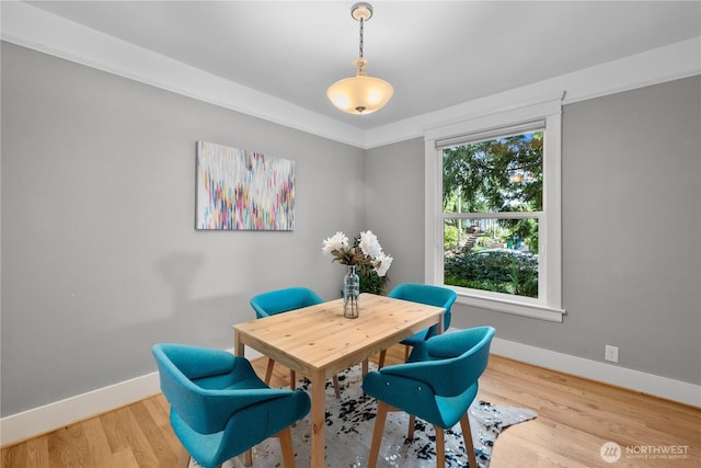 1531 NW 62nd St, Seattle, WA 98107 - dining space with baseboards and wood finished floors