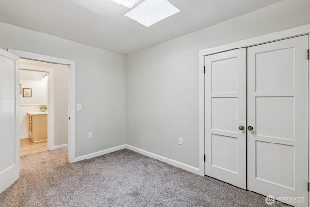 13257 4th Ave S, Burien, WA 98168 - unfurnished bedroom with a skylight, carpet, and a closet