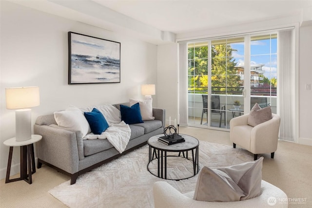 7549 SE 29th St Unit 305, Mercer Island, WA 98040 - living area featuring carpet floors