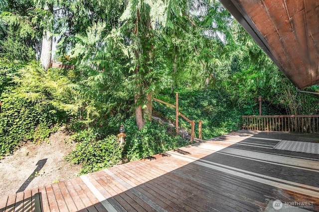 13512 106th Dr SE, Snohomish, WA 98296 - view of wooden deck